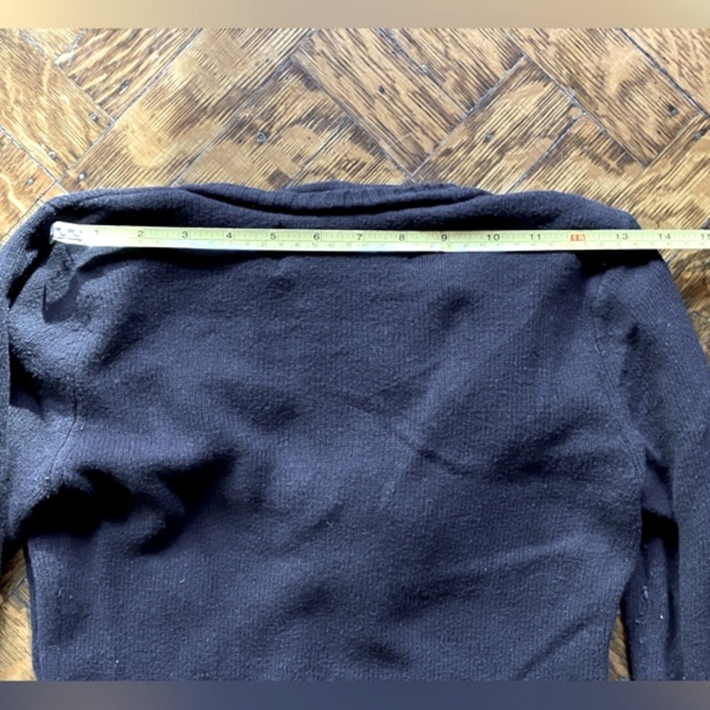 Guess Jeans Black & White Hoodie Sweater- Size M - Picture 11 of 13